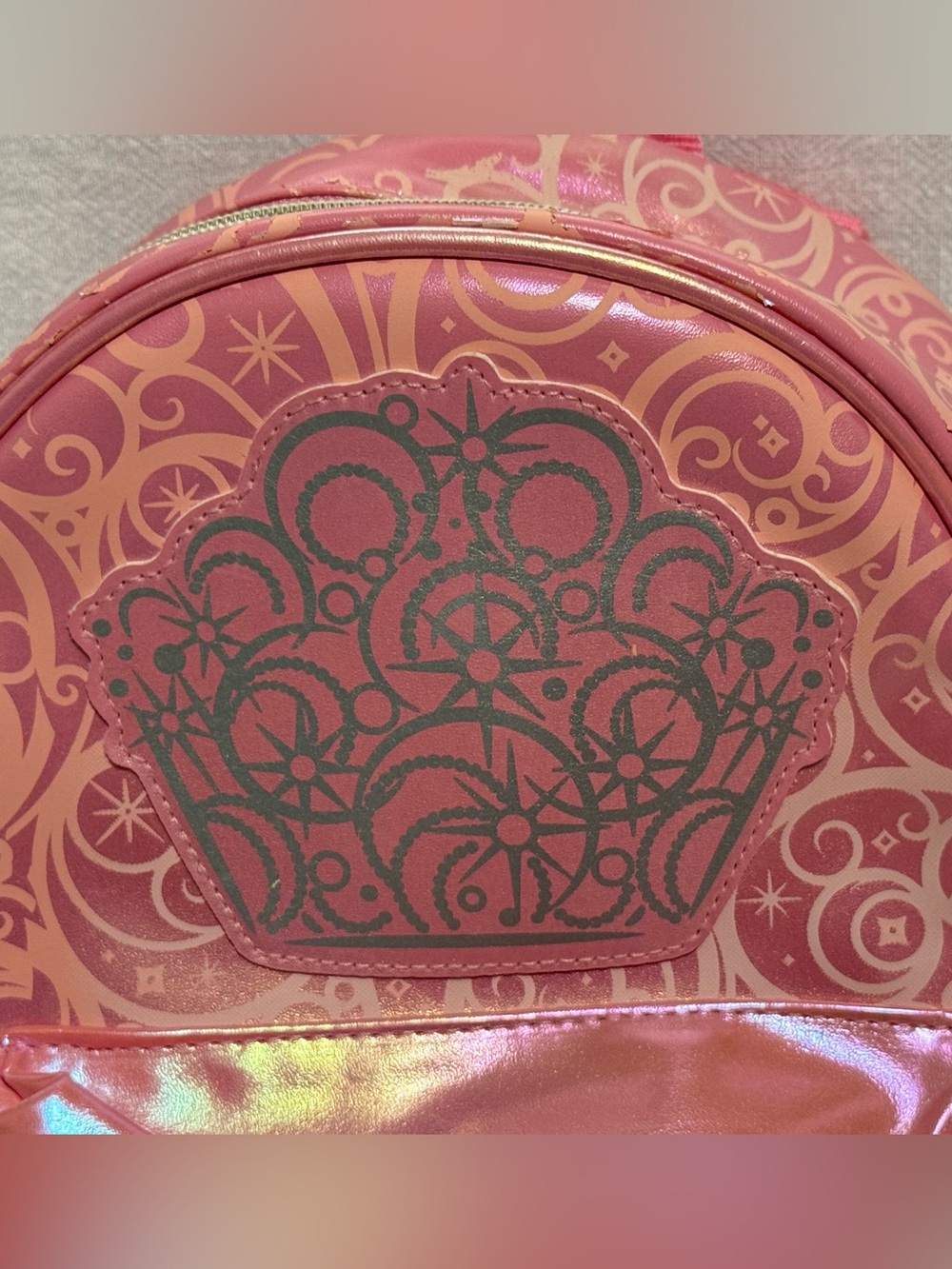 Wicked So Popular Glinda Faux Leather Pink Mini Backpack - Picture 5 of 12